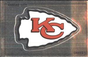 1989 Panini Stickers #307 Kansas City Chiefs Logo Front