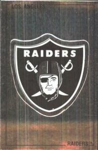 1989 Panini Stickers #320 Los Angeles Raiders Logo Front