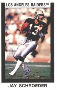 1989 Panini Stickers #324 Jay Schroeder Front