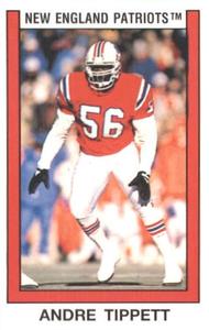 1989 Panini Stickers #350 Andre Tippett Front