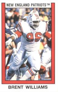 1989 Panini Stickers #352 Brent Williams Front