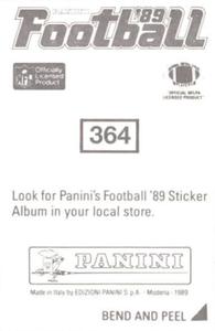 1989 Panini Stickers #364 Alex Gordon Back