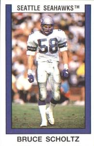 1989 Panini Stickers #398 Bruce Scholtz Front