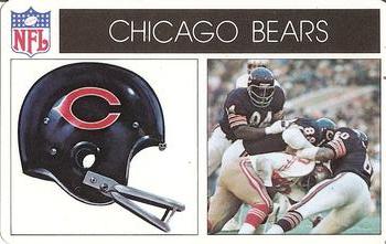 1976 Popsicle #NNO Chicago Bears Front