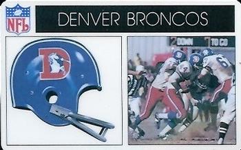 1976 Popsicle #NNO Denver Broncos Front