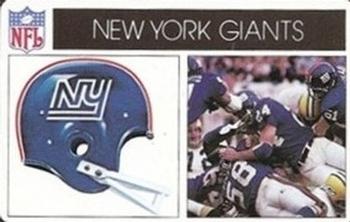 1976 Popsicle #NNO New York Giants Front