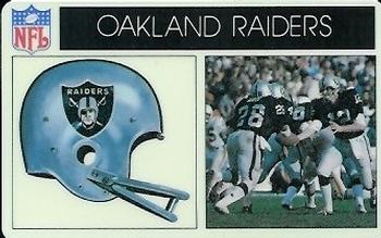 1976 Popsicle #NNO Oakland Raiders Front