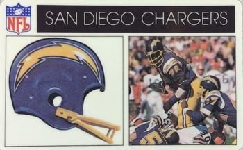 1976 Popsicle #NNO San Diego Chargers Front