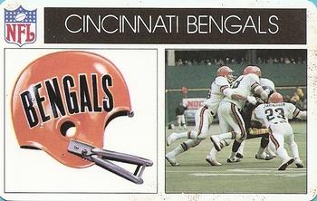 1976 Popsicle #NNO Cincinnati Bengals Front