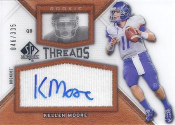 2012 SP Authentic - Rookie Threads Autographs #RT-KM Kellen Moore Front