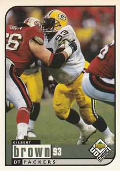 1998 UD Choice Green Bay Packers #GB2 Gilbert Brown Front