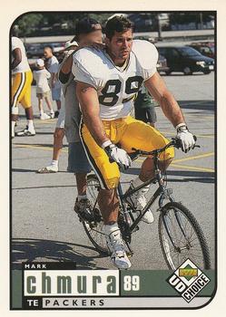 1998 UD Choice Green Bay Packers #GB5 Mark Chmura Front