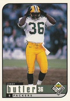 1998 UD Choice Green Bay Packers #GB7 LeRoy Butler Front