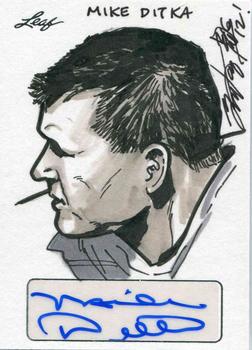 2012 Leaf Best of Football - Hand Drawn & Autographed Sketches #NNO Mike Ditka Front