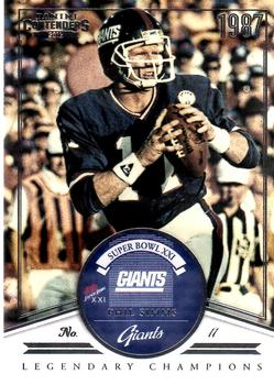 2012 Panini Contenders - Legendary Champions #18 Phil Simms Front