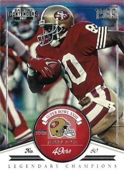 2012 Panini Contenders - Legendary Champions #17 Jerry Rice Front