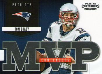 2012 Panini Contenders - MVP Contenders #4 Tom Brady Front