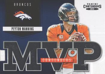 2012 Panini Contenders - MVP Contenders #5 Peyton Manning Front