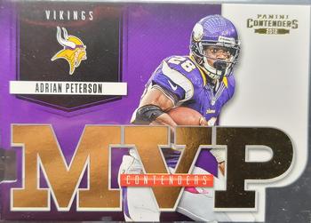 2012 Panini Contenders - MVP Contenders Gold #9 Adrian Peterson Front