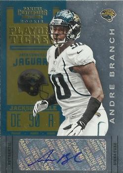 2012 Panini Contenders - Playoff Ticket #103 Andre Branch Front