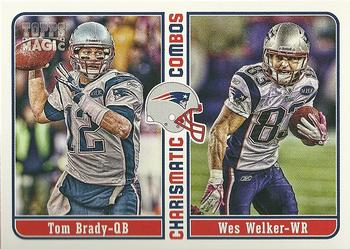 2012 Topps Magic - Charismatic Combos #CC-BW Tom Brady / Wes Welker Front