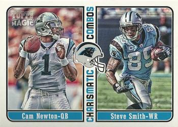 2012 Topps Magic - Charismatic Combos #CC-NS Cam Newton / Steve Smith Front