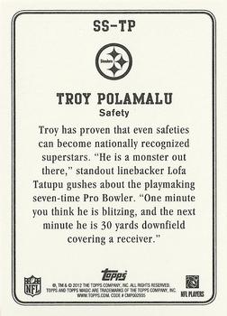 2012 Topps Magic - Supernatural Stars #SS-TP Troy Polamalu Back