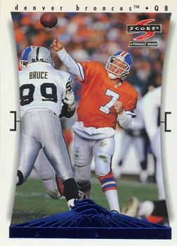 1997 Score Denver Broncos #1 John Elway Front