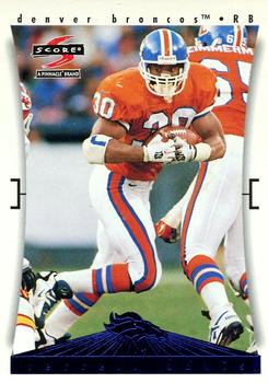 1997 Score Denver Broncos #4 Terrell Davis Front