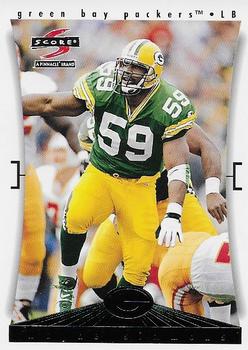 1997 Score Green Bay Packers #10 Wayne Simmons Front