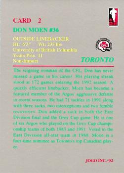 1992 JOGO #2 Don Moen Back