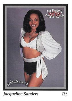 1994-95 Sideliners Pro Football Cheerleaders #R2 Jacqueline Sanders Front