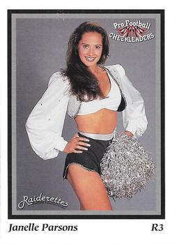 1994-95 Sideliners Pro Football Cheerleaders #R3 Janelle Parsons Front