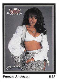 1994-95 Sideliners Pro Football Cheerleaders #R17 Pamela Anderson Front