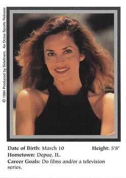 1994-95 Sideliners Pro Football Cheerleaders #R35 Annette Marroquin Back