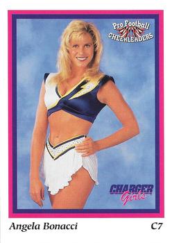 1994-95 Sideliners Pro Football Cheerleaders #C7 Angela Bonacci Front