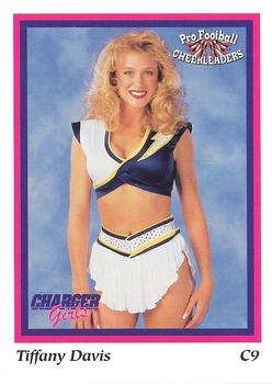 1994-95 Sideliners Pro Football Cheerleaders #C9 Tiffany Davis Front