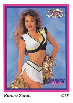 1994-95 Sideliners Pro Football Cheerleaders #C15 Karime Zarate Front