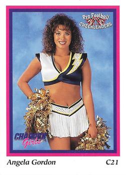 1994-95 Sideliners Pro Football Cheerleaders #C21 Angela Gordon Front