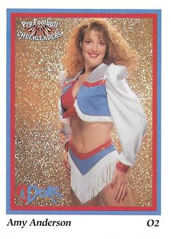 1994-95 Sideliners Pro Football Cheerleaders #O2 Amy Anderson Front