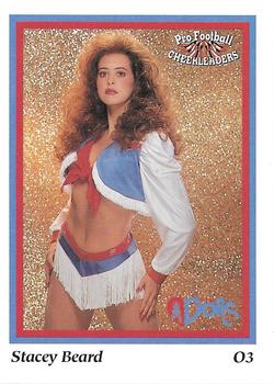 1994-95 Sideliners Pro Football Cheerleaders #O3 Stacey Beard Front