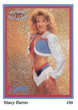1994-95 Sideliners Pro Football Cheerleaders #O6 Stacy Burns Front