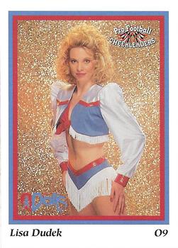1994-95 Sideliners Pro Football Cheerleaders #O9 Lisa Dudek Front