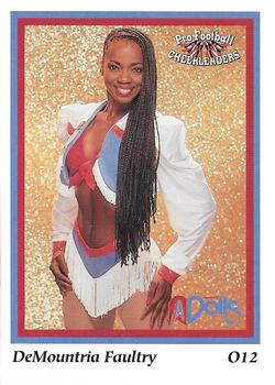 1994-95 Sideliners Pro Football Cheerleaders #O12 DeMountria Faultry Front
