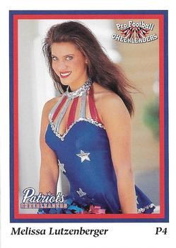 1994-95 Sideliners Pro Football Cheerleaders #P4 Melissa Lutzenberger Front