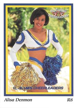 1994-95 Sideliners Pro Football Cheerleaders #R8 Alisa Denmon Front