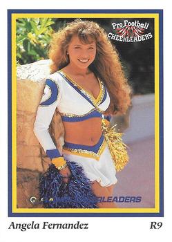 1994-95 Sideliners Pro Football Cheerleaders #R9 Angela Fernandez Front