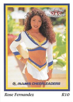 1994-95 Sideliners Pro Football Cheerleaders #R10 Rose Fernandez Front