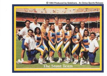 1994-95 Sideliners Pro Football Cheerleaders #R12 The Acrobatics Team Back