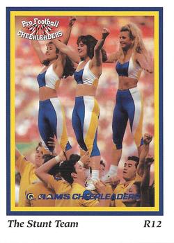 1994-95 Sideliners Pro Football Cheerleaders #R12 The Acrobatics Team Front
